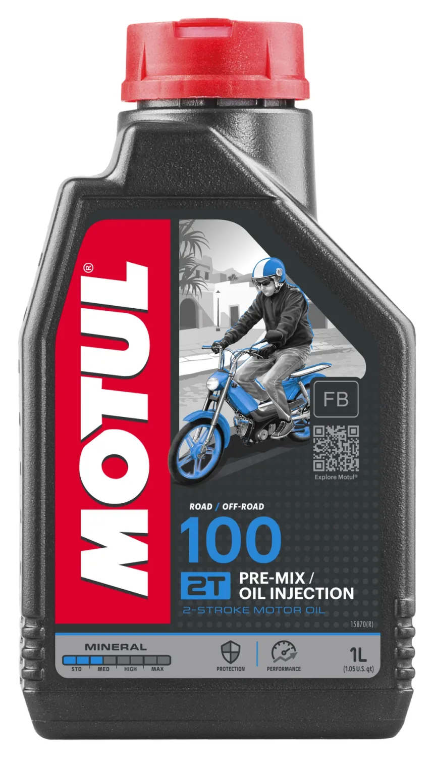 Motul 1002T 2-Takt Olie 1L Mineral, 1 Liter