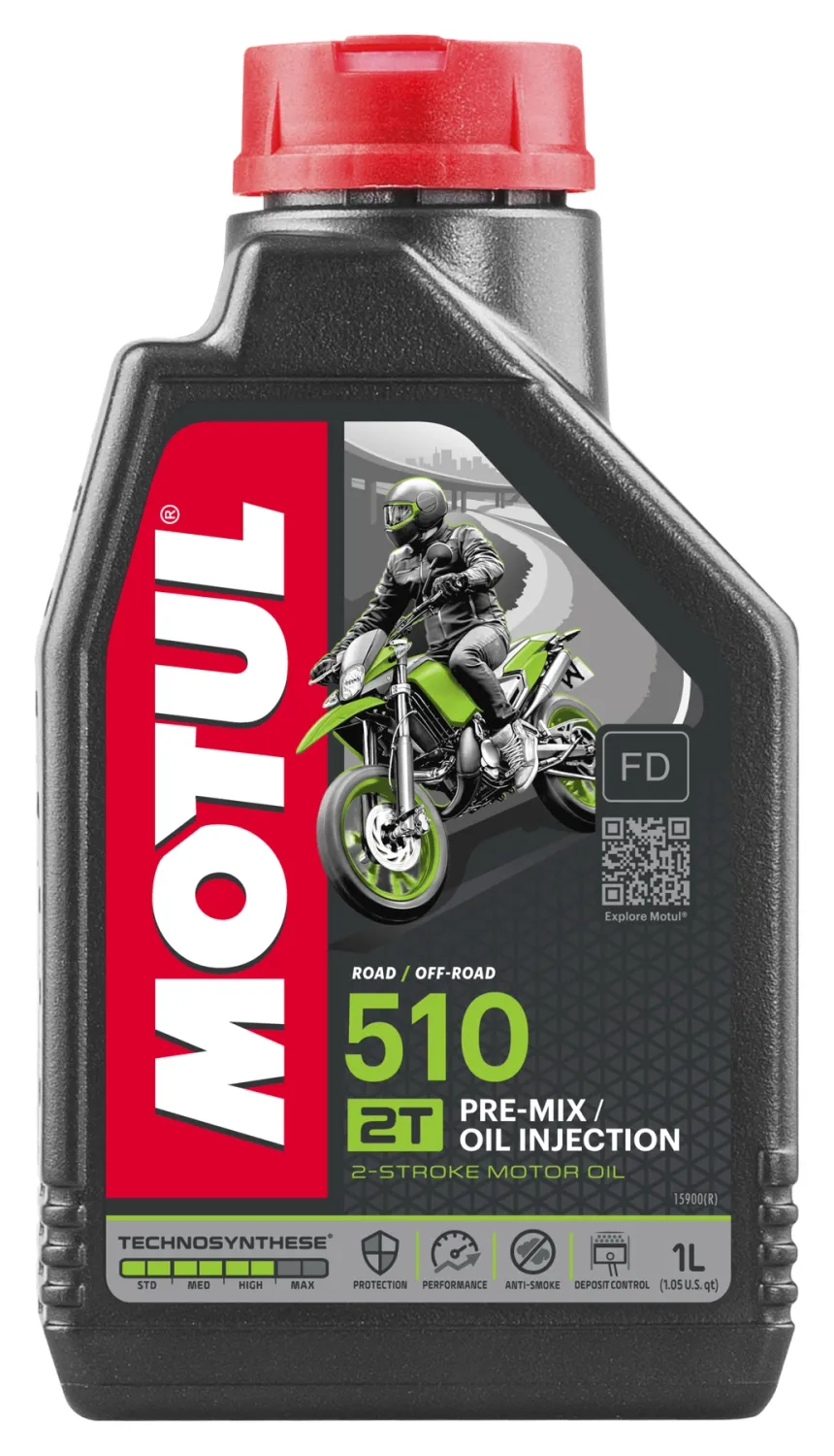Motul 5102T 2-Takt Olie 1L Technosynthese, 1 Liter