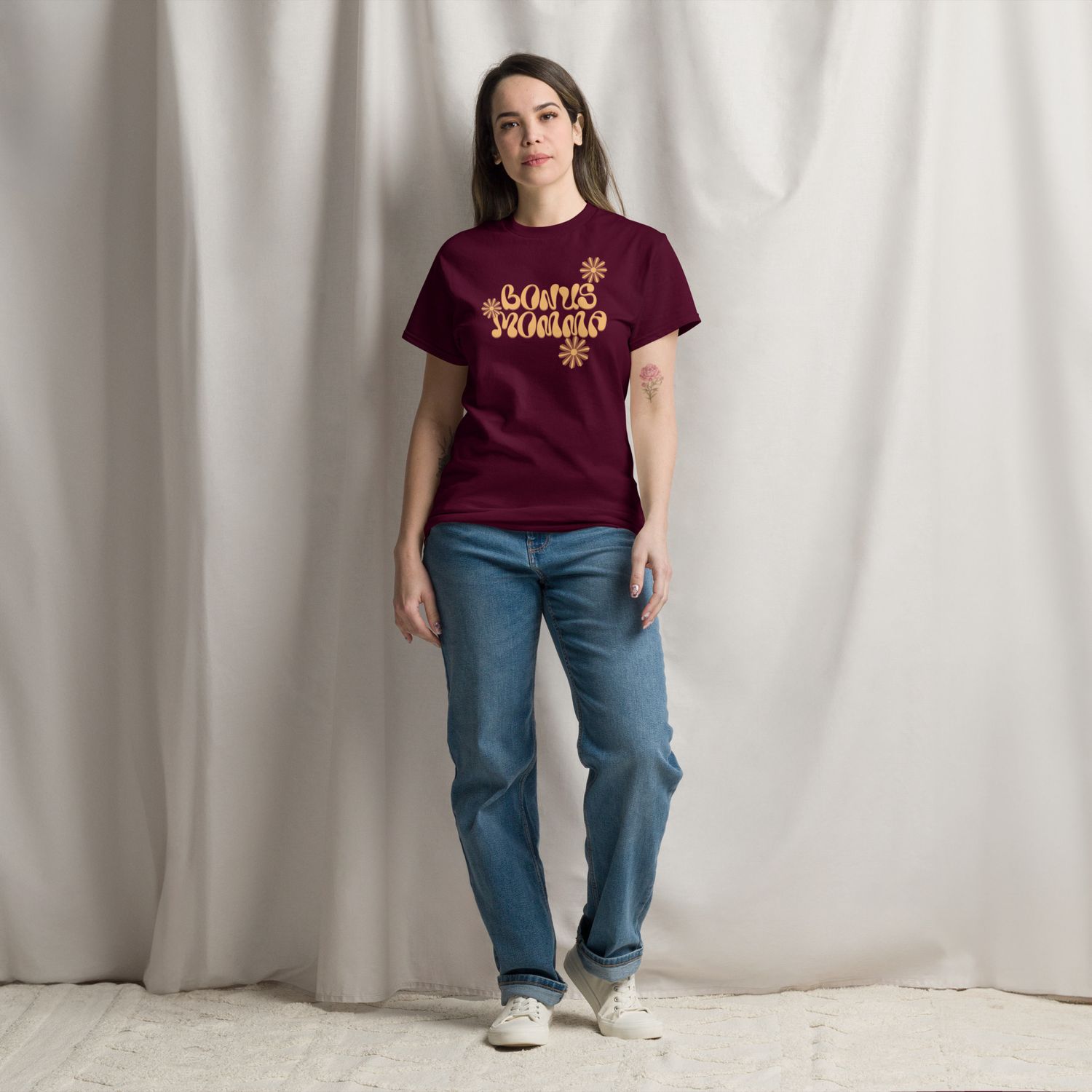 Flower Bonus Momma Tshirt