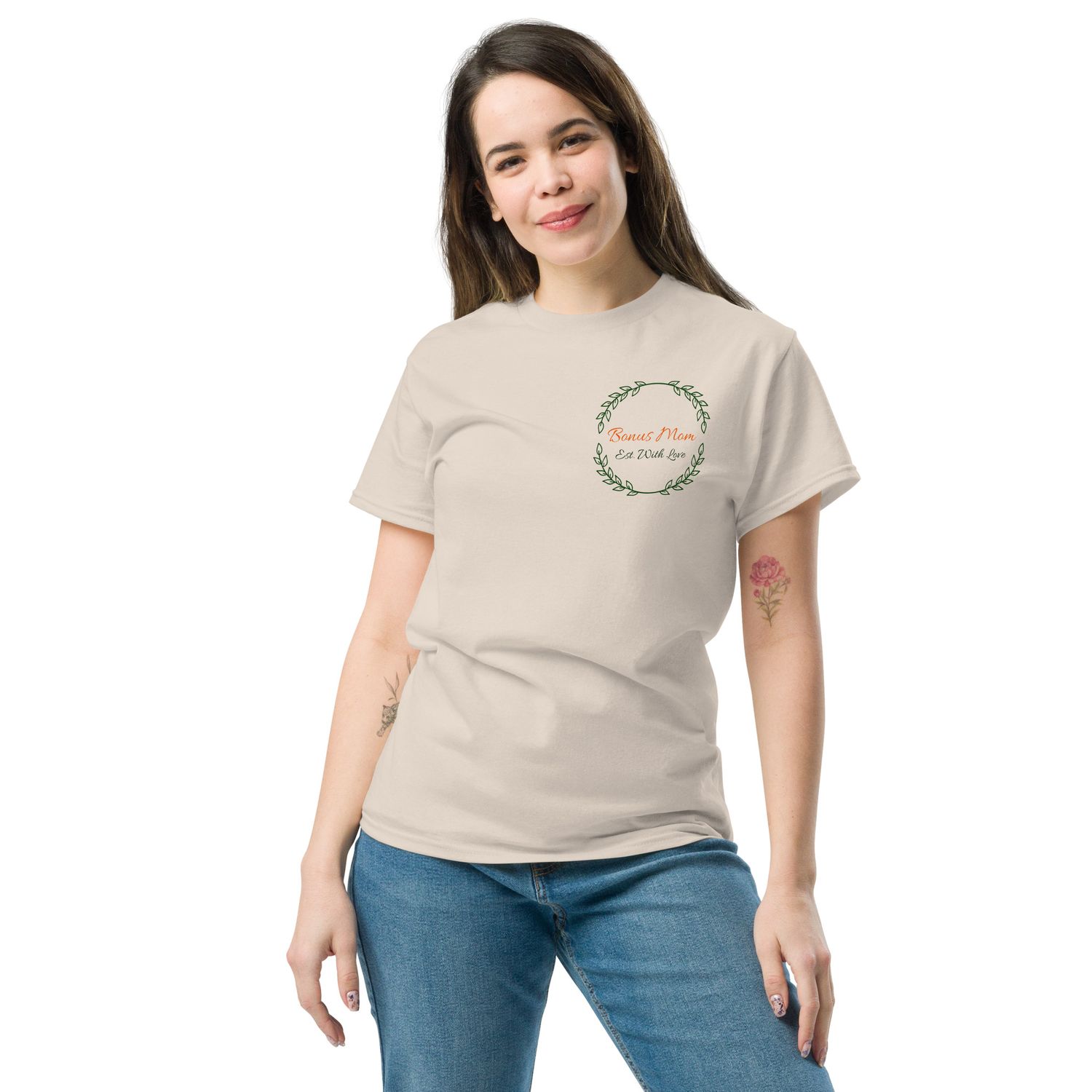 Bonus Mom Established With Love Tshirt