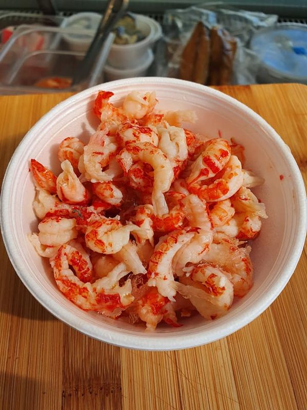 Crayfish tails in brine Crayfish tails in brine