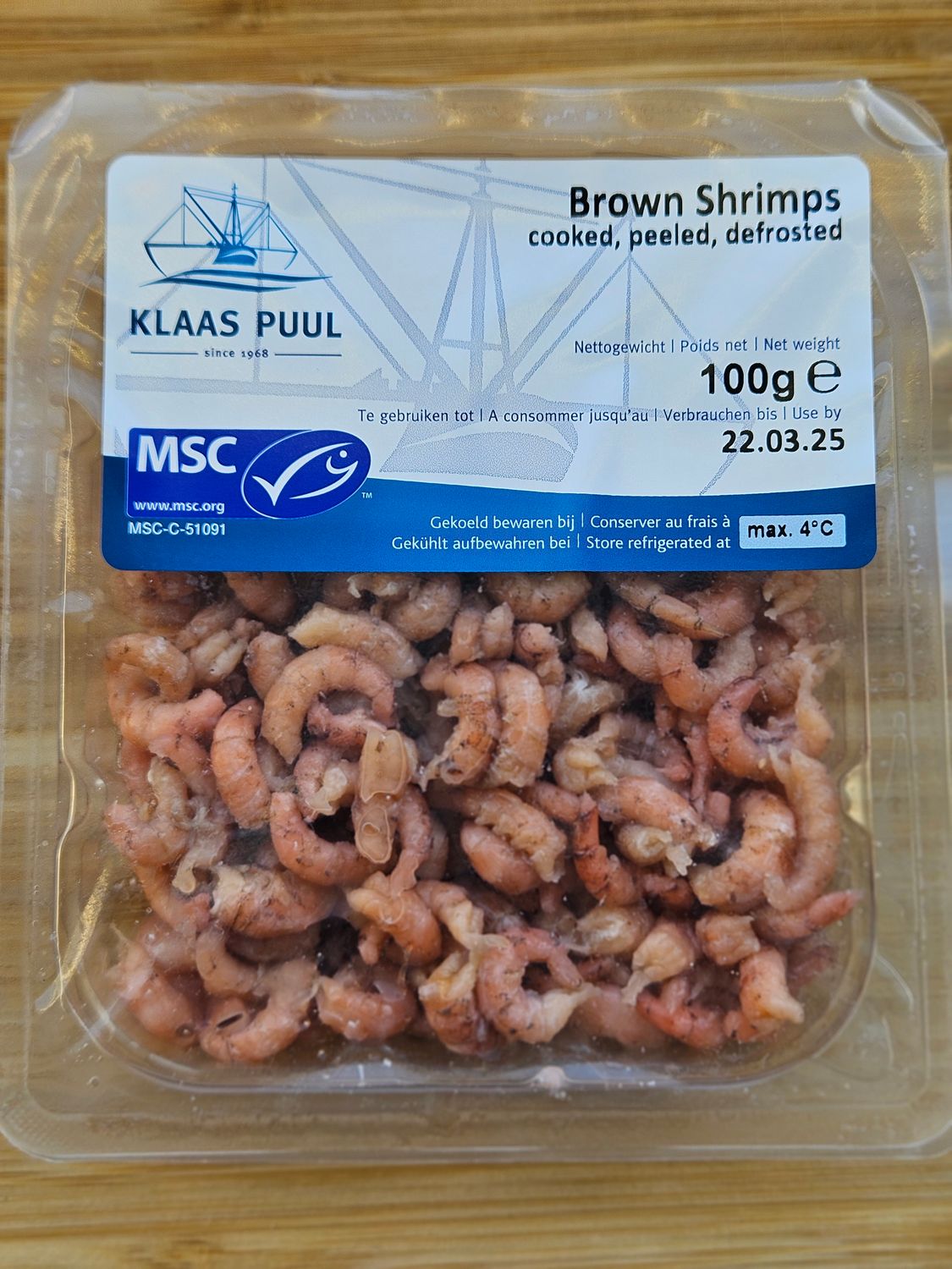Peeled Brown shrimp