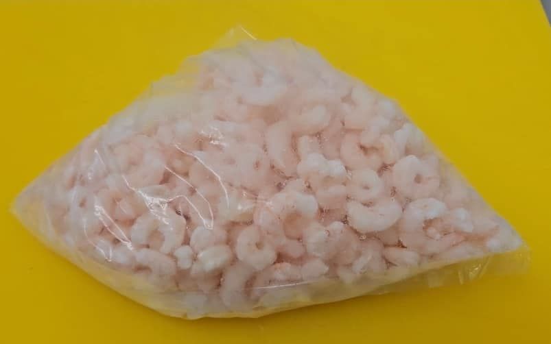 Peeled prawn frozen
