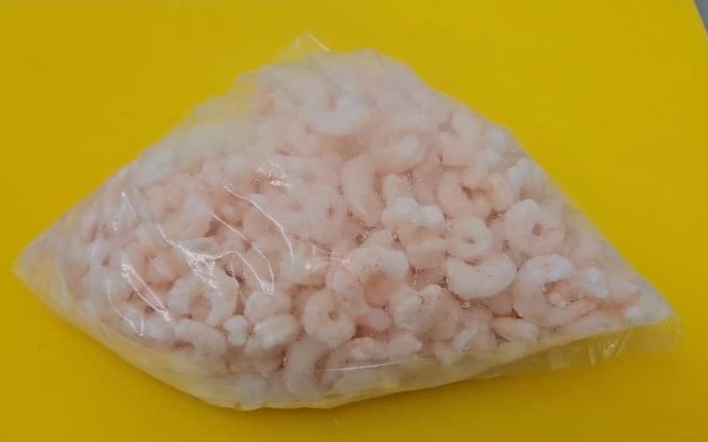 Peeled prawn frozen