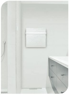 Badezimmerheizung 1000Watt, Steinoptik