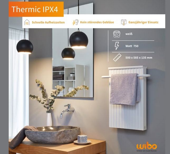 elektro Badheizung, Handtuchhalter, kleine Abmessungen