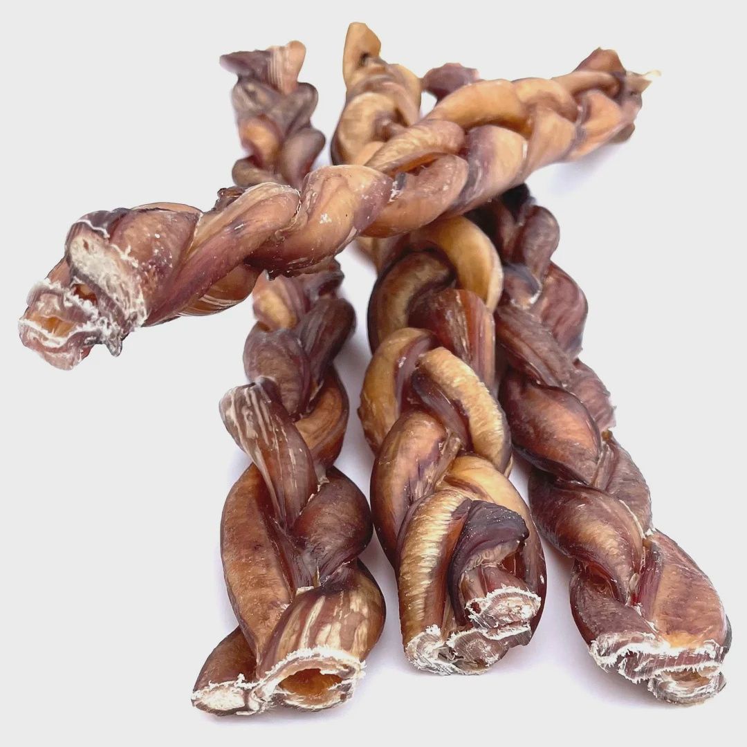 Tresse Bully Stick 12&quot; Faible Odeur JUMBO
