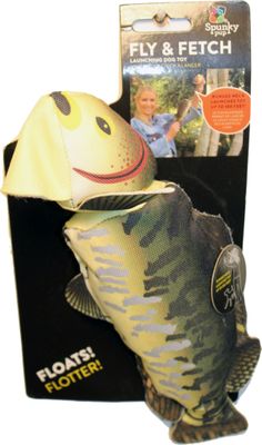 Spunky Pup Fly &amp; Fetch - Poisson à lancer pour chien