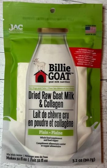 Lait de chèvre et collagène en poudre