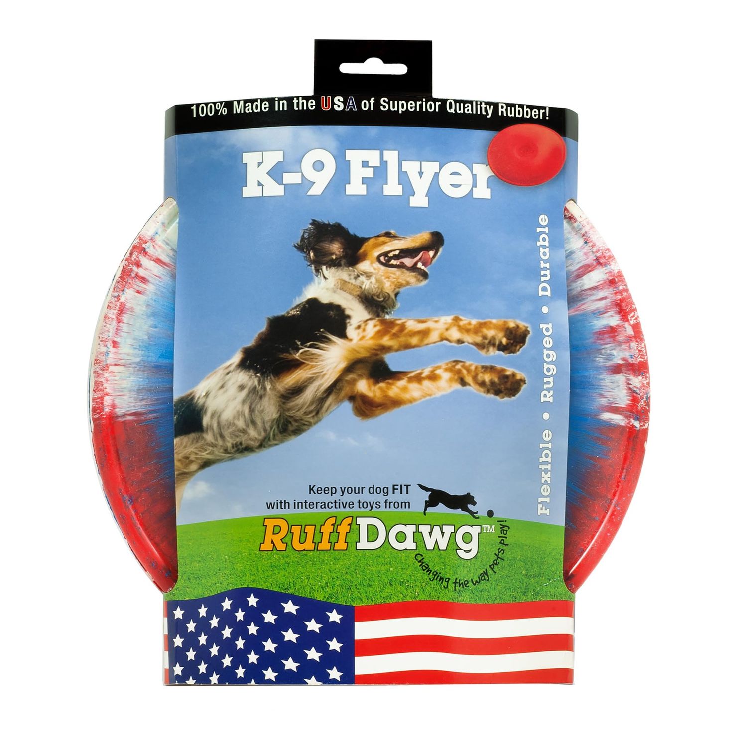 Frisbee résistante pour chien (K-9 Flyer)