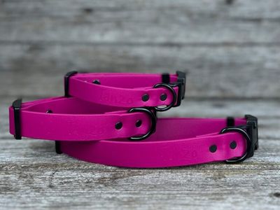 Collier en Biothane (Magenta)