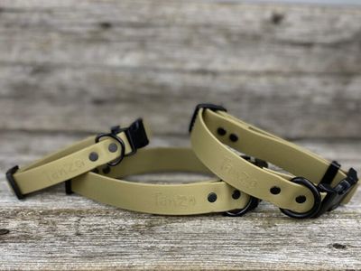 Collier en Biothane (Beige Sahara)