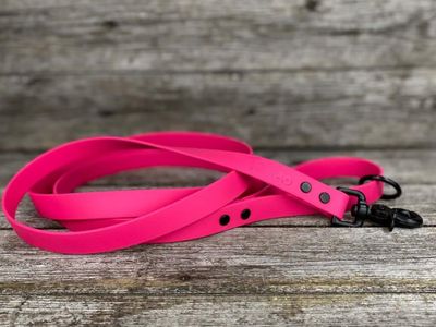 Laisse en Biothane (Rose Fluo)