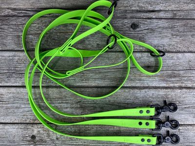 Laisse en Biothane (Vert Fluo)