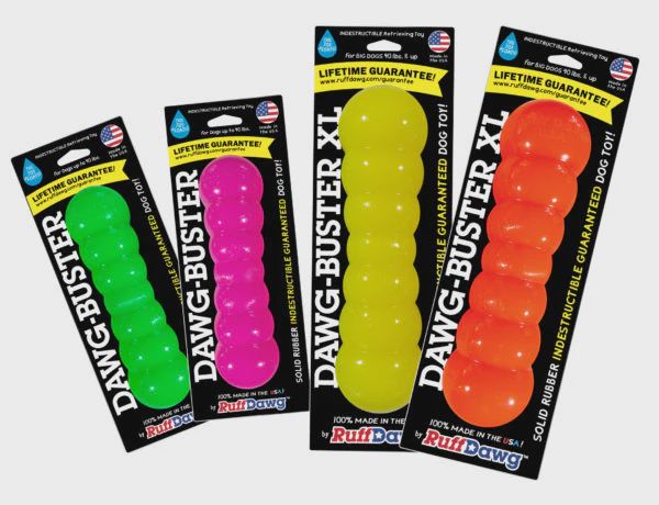 Jouet pour chien ultra résistant (Dawg-Buster)