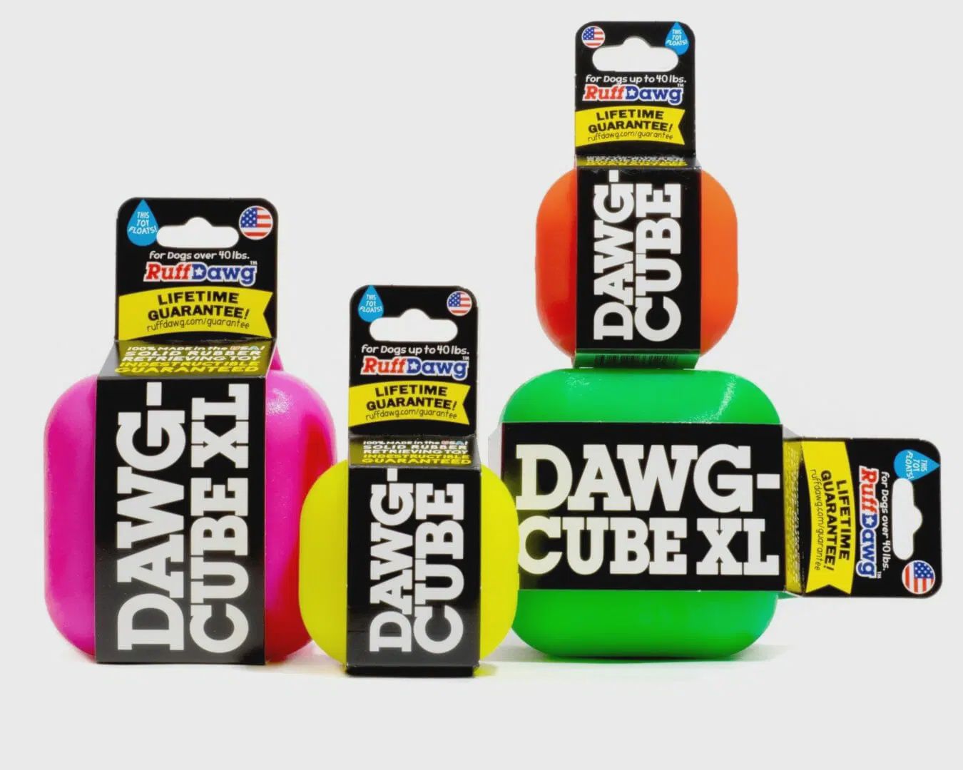 Jouet pour chien ultra résistant (Dawg-Cube)