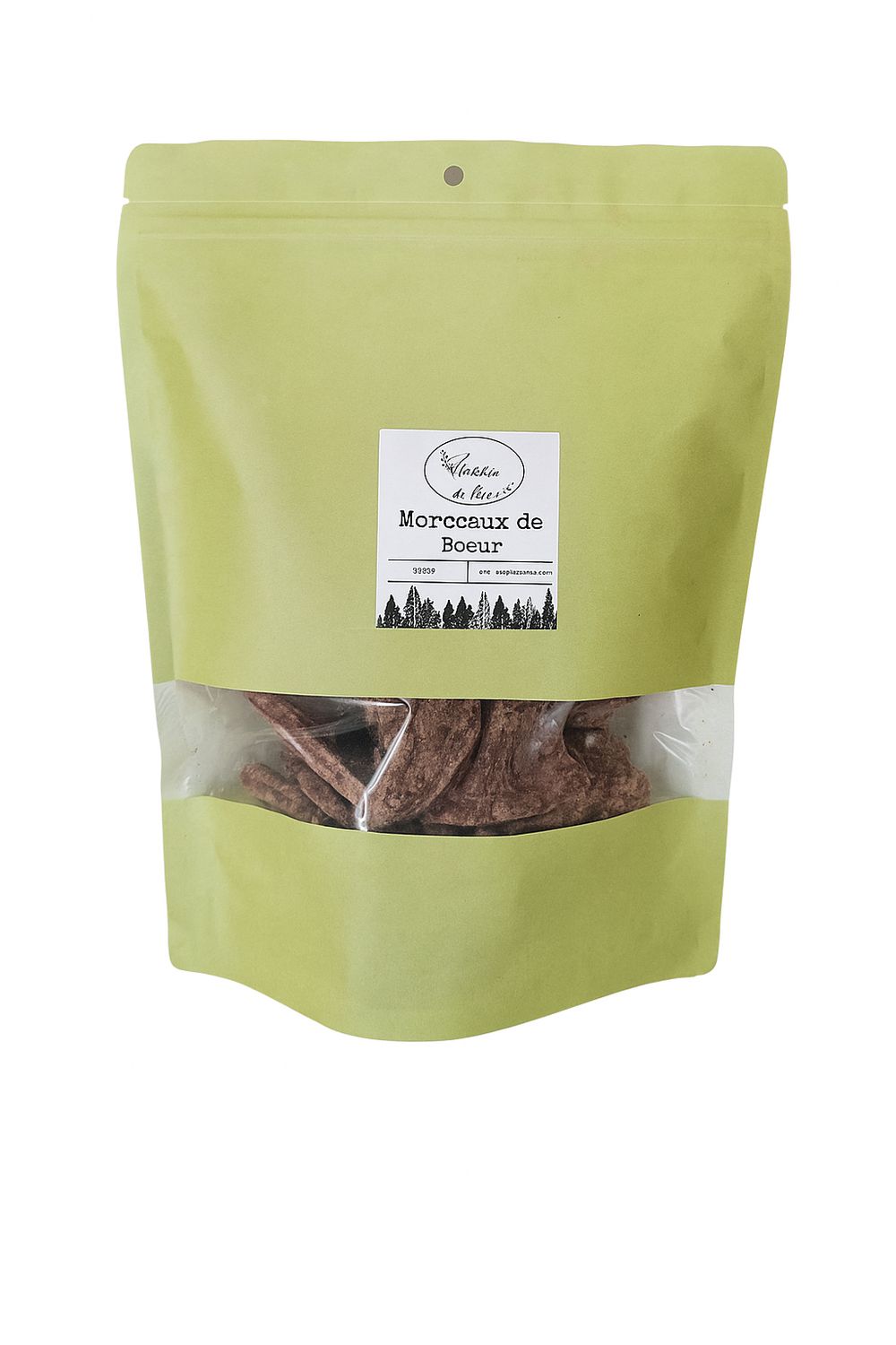 Morceaux de bœuf lyophilisés