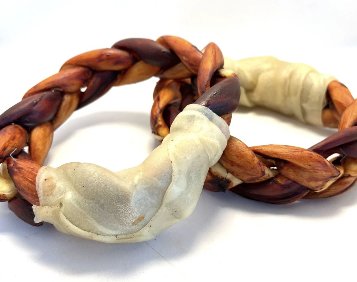 Anneau de collagène Tressé 6″ au Foie de Bœuf