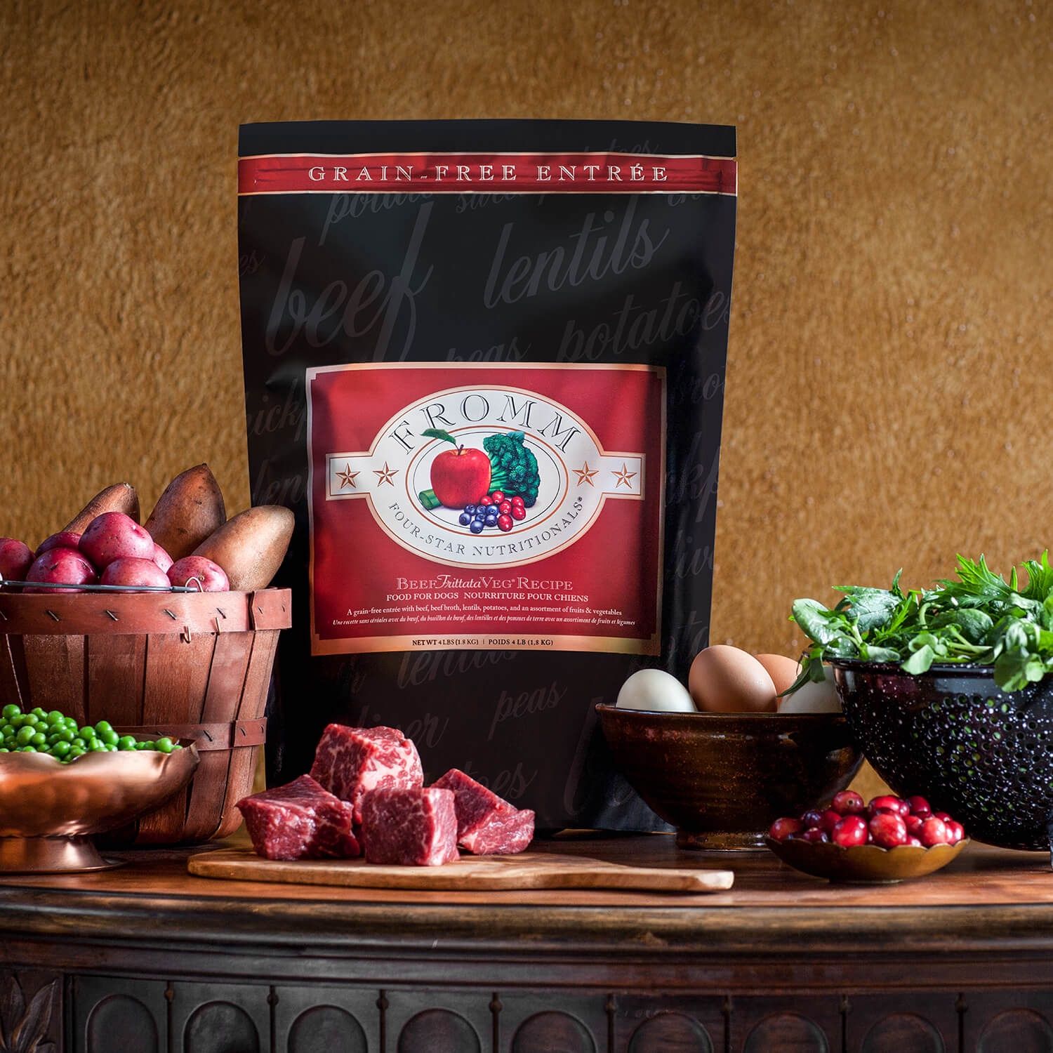 Fromm Four-Star – Beef Frittata &amp; Veg Recipe (4 lb)