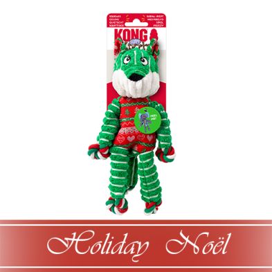 KONG Floppy Knots Fox Holiday