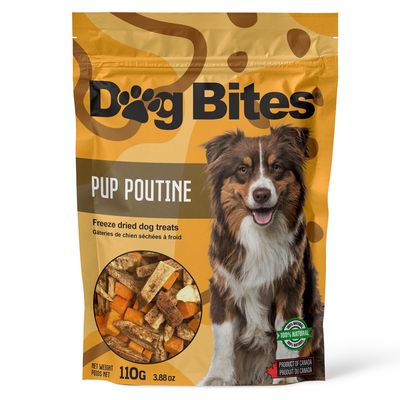 Dog Bites Pup Poutine – Friandise lyophilisée pour chiens