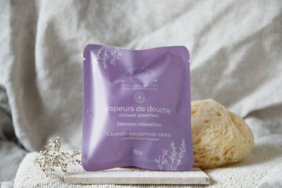 Vapeurs de douche | Détente-Lavande, bergamote &amp; cèdre 1X 70g
