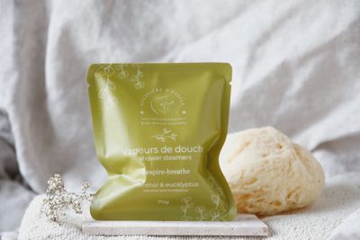 Vapeurs de douche | Respire-Menthol eucalyptus 1X 70g