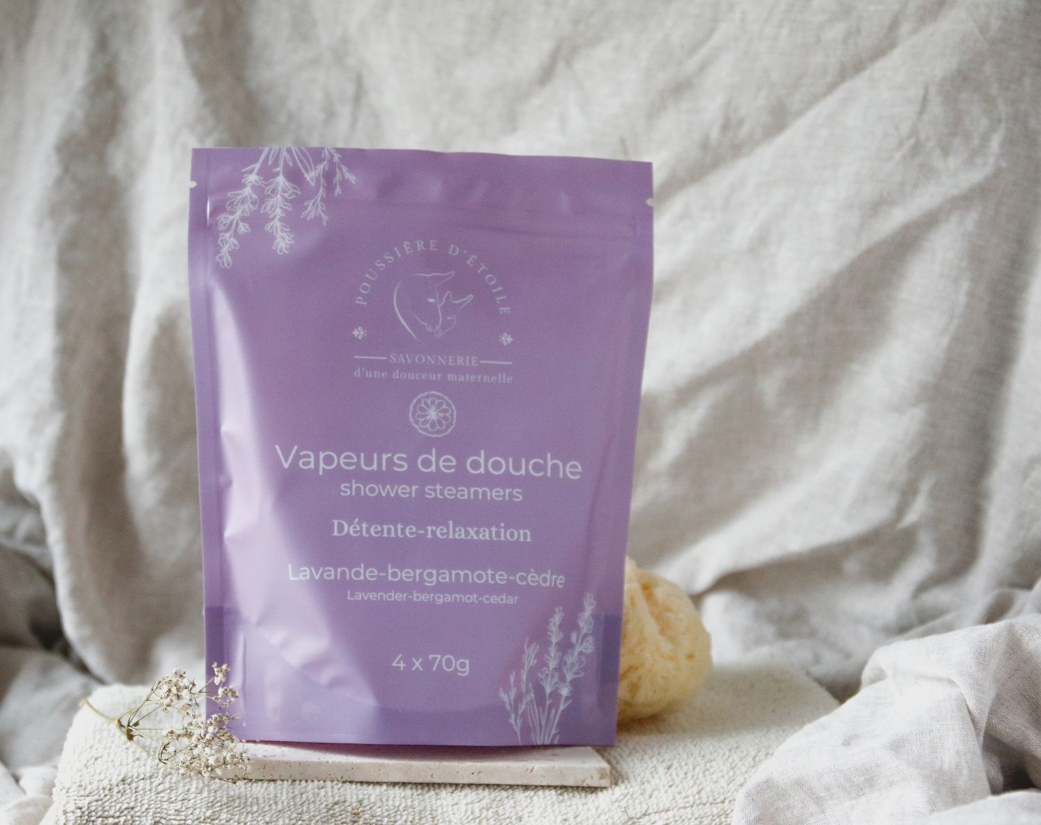 Vapeurs de douche | Détente-Lavande, bergamote &amp; cèdre