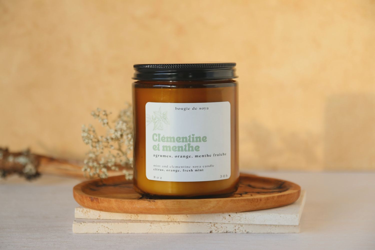 Chandelle | Clémentine &amp; feuille de menthe