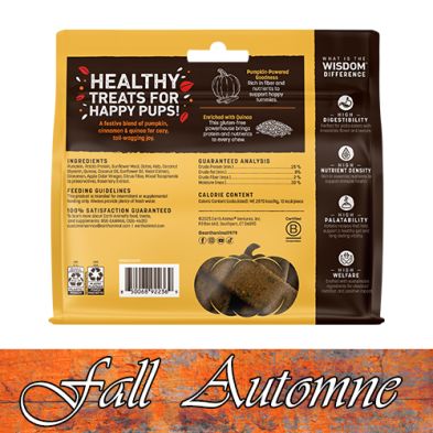 Earth Animal Wisdom – Jerky séché à l’air libre à la citrouille &amp; épices d’automne