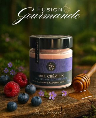 Miel bleuet et framboise