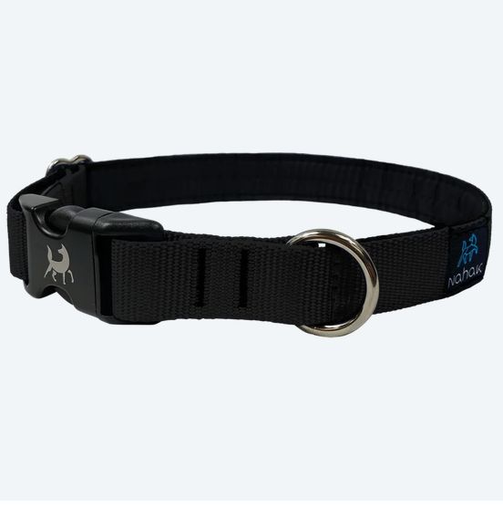 Collier Nahak (rembourré à clip), Couleur: Noir, Grandeur: Standard 20"