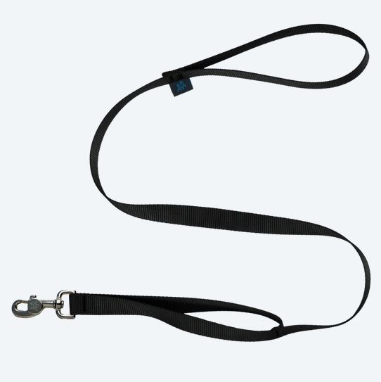 Laisse double poignée – Nahak Sport, Couleur: Noir, Formats: Double poignées