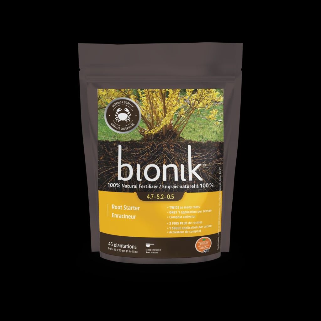 Engrais biologique Bionik® – Enracineur 4,7-5,2-0,5 Engrais biologique Bionik® – Enracineur 4,7-5,2-0,5, Formats: 400g
