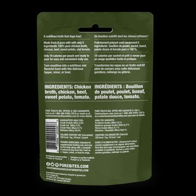 PureBites – Bouillon Protéines &amp; Légumes
