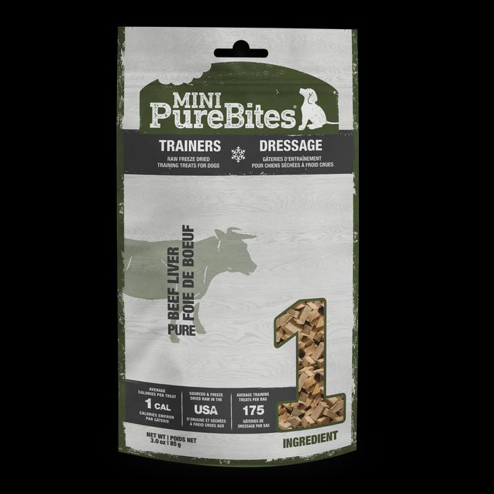 Mini-PureBites – Trainers au foie de bœuf (85g)
