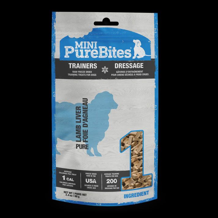 Mini-PureBites Trainers – Foie d’Agneau (68 g)