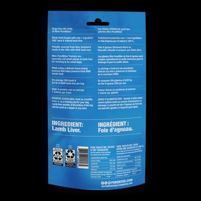 Mini-PureBites Trainers – Foie d’Agneau (68 g)