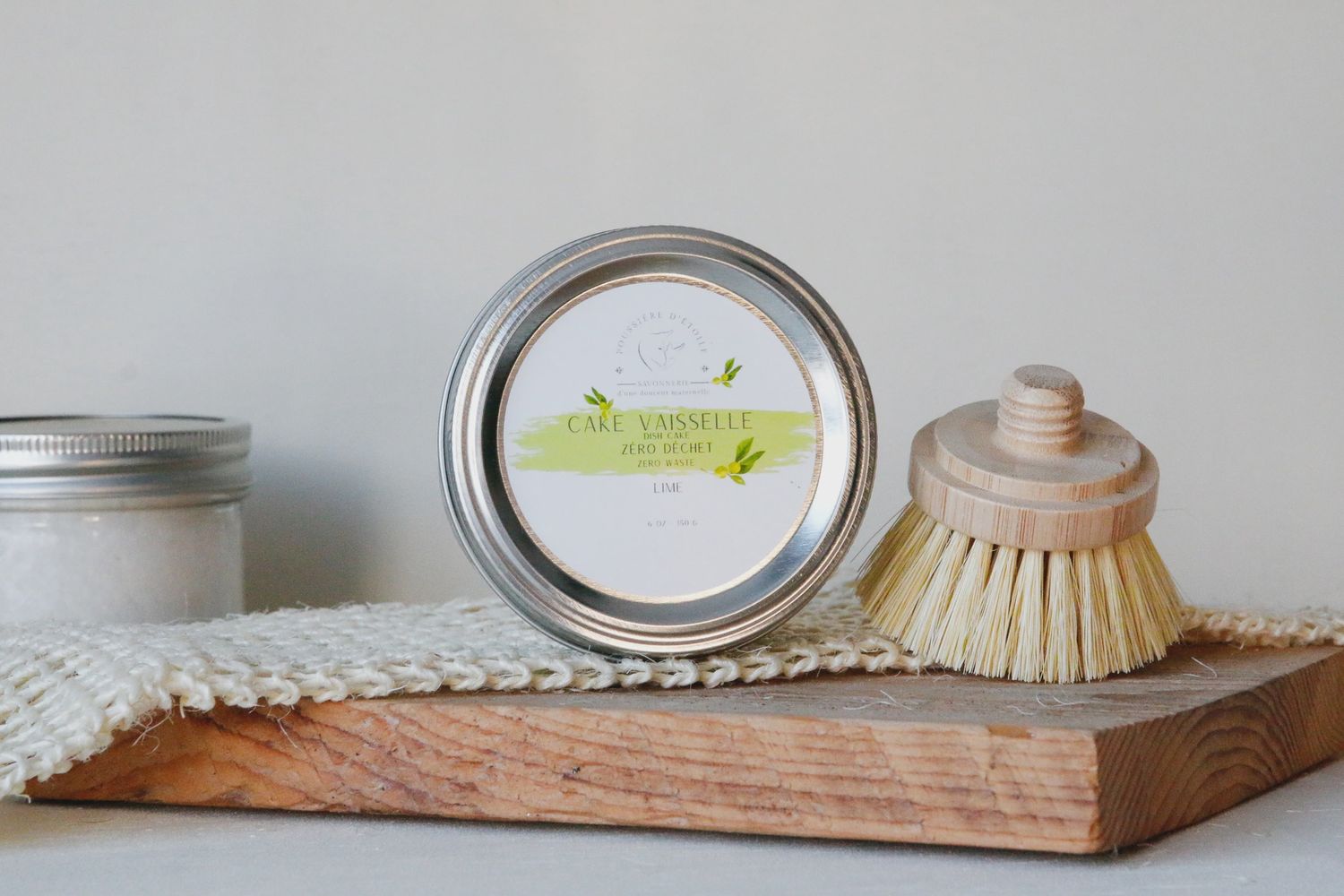 Cake vaisselle en pot zéro déchet | Lime