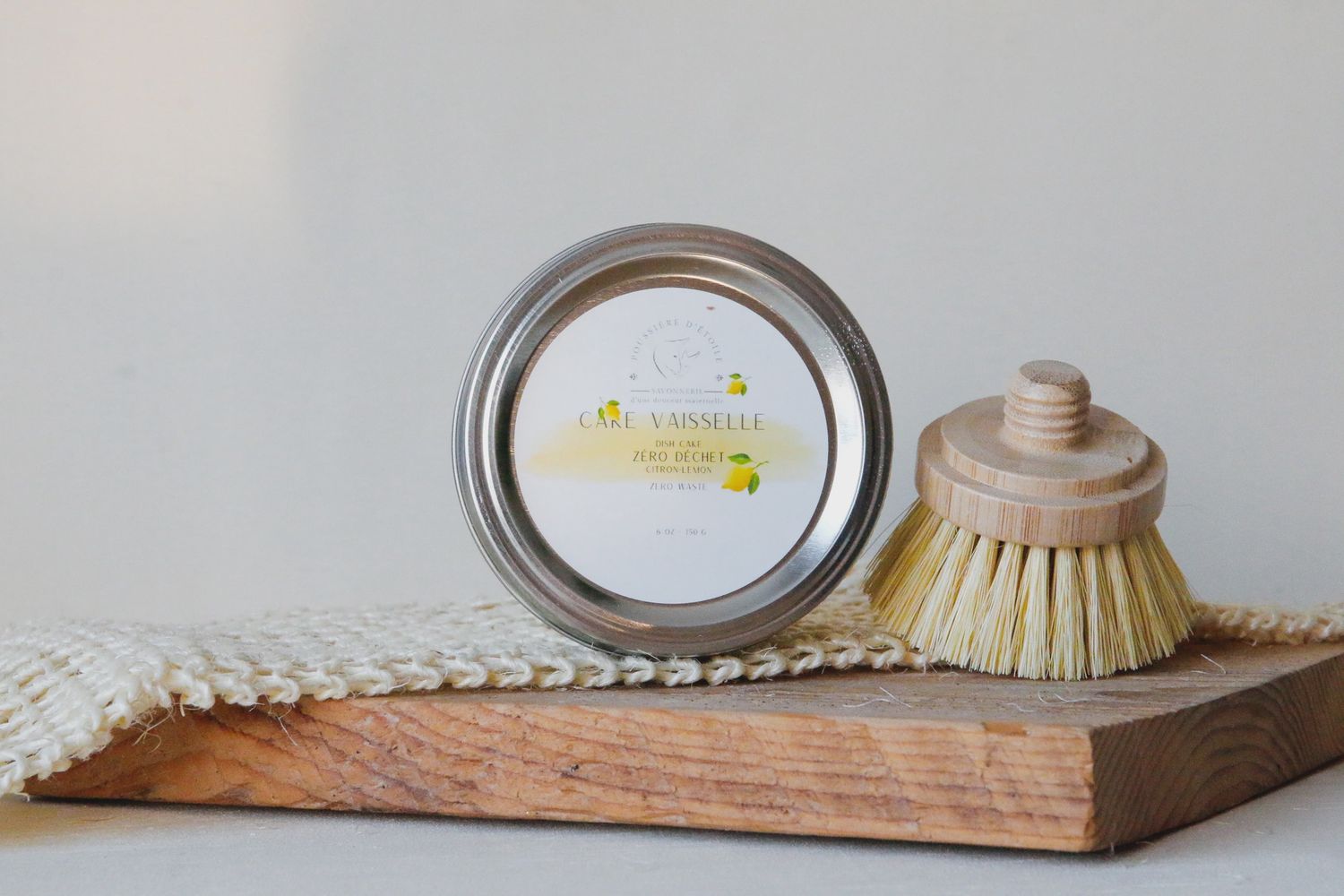 Cake vaisselle en pot zéro déchet | Citron