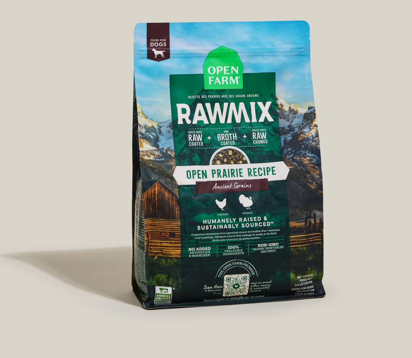 Open Farm RawMix Open Prairie – Ancient Grains - 30lb