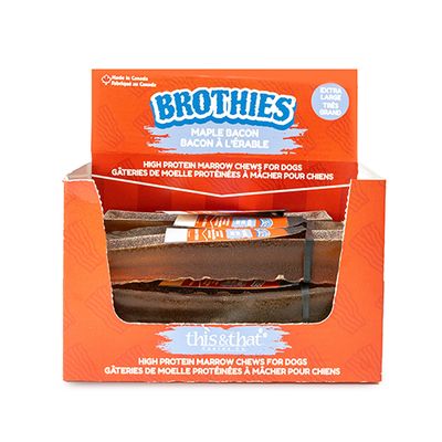 Bâton de moelle protéiné érable &amp; bacon – Brothies