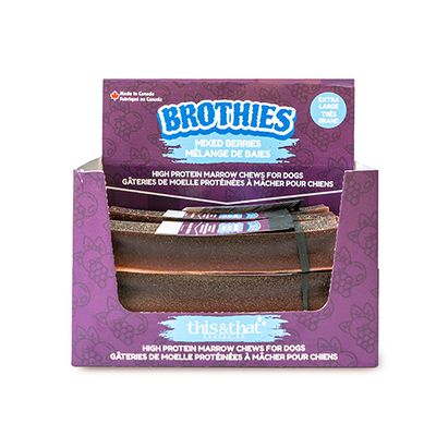 Bâton de moelle protéiné aux petits fruits – Brothies
