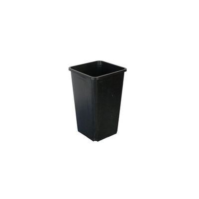Pot de culture carré noir FHD – 1,8 L