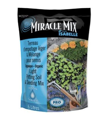 Miracle Mix – Terreau d’empotage léger et mélange pour semis