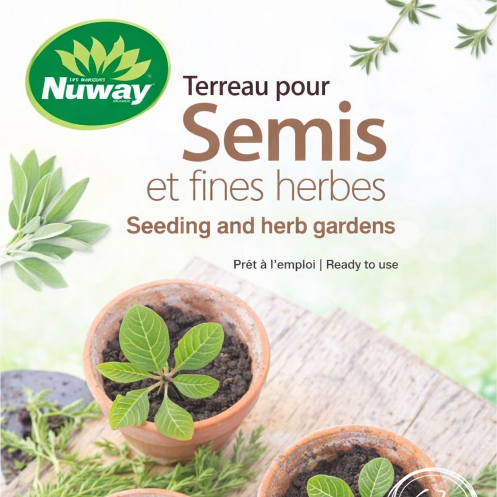 Terreau pour semis et fines herbes Nuway