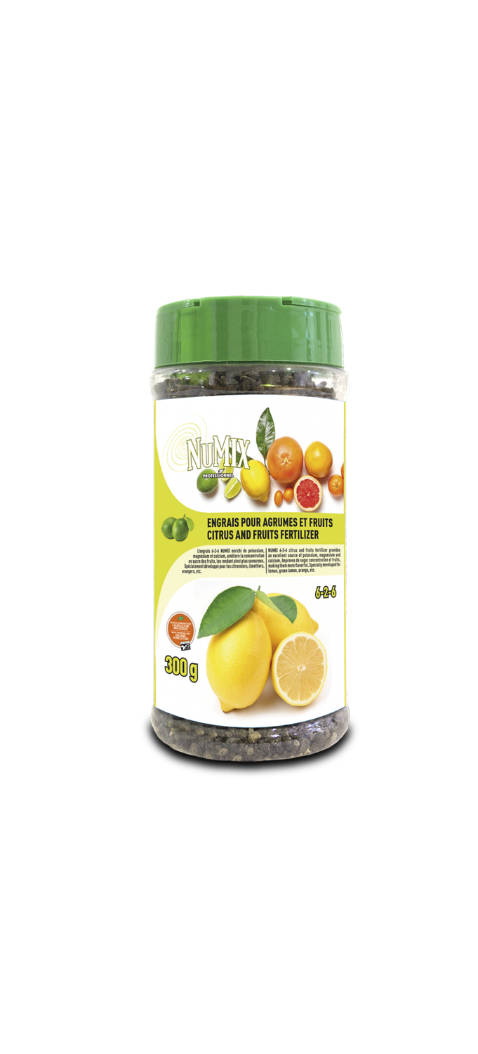 Engrais pour agrumes et fruits 6-2-6 – Numix