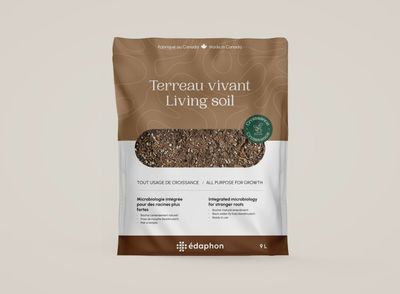 Terreau vivant ÉDAPHON – Tout usage croissance 9L