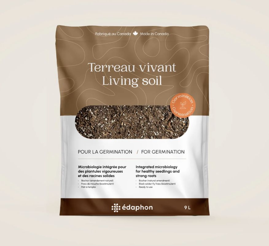 Terreau vivant ÉDAPHON – Germination 9L
