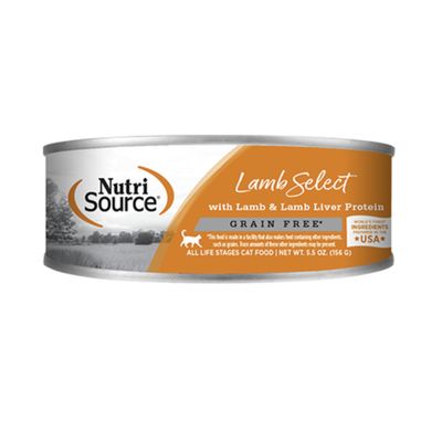 NutriSource® – Nourriture humide sans grains à l’agneau et foie d’agneau pour chats